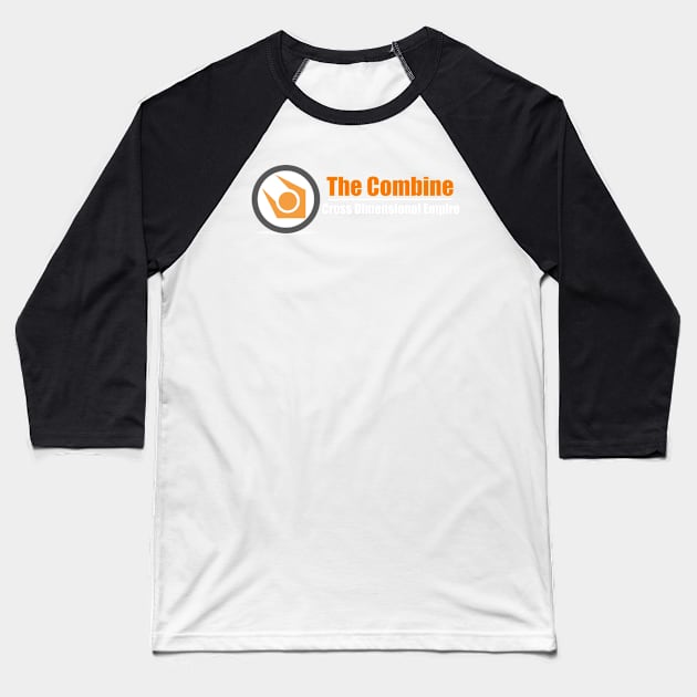 Half Life Combine Logo Baseball T-Shirt by Clifficus